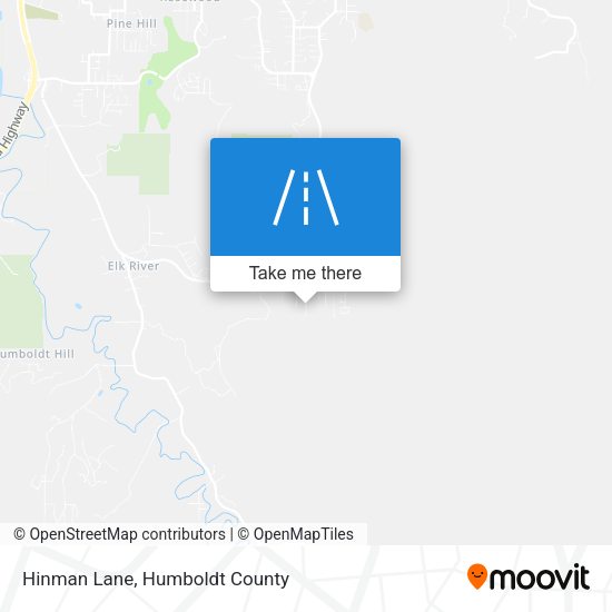 Hinman Lane map