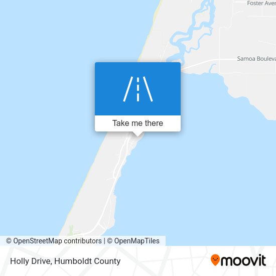Holly Drive map