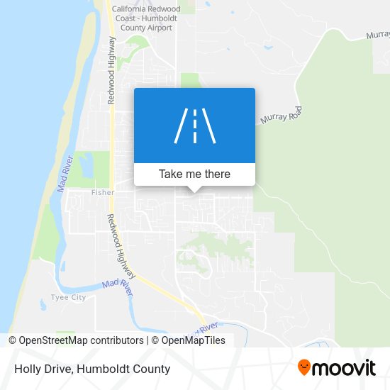 Holly Drive map