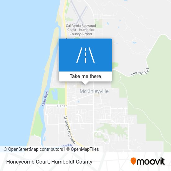 Honeycomb Court map
