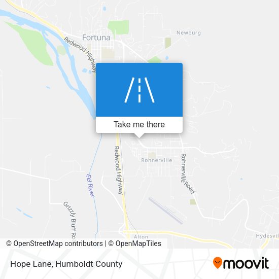Mapa de Hope Lane