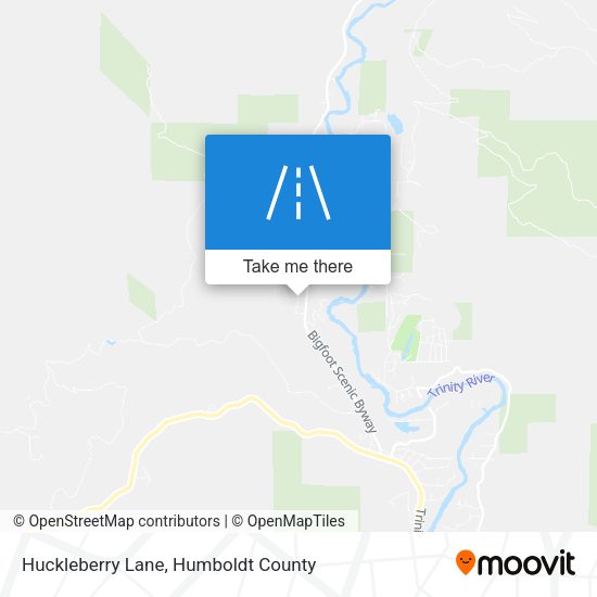 Huckleberry Lane map