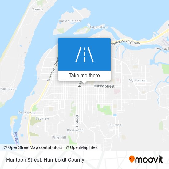 Huntoon Street map