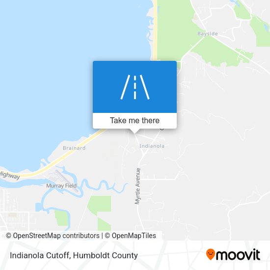 Mapa de Indianola Cutoff