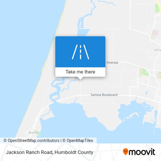 Mapa de Jackson Ranch Road