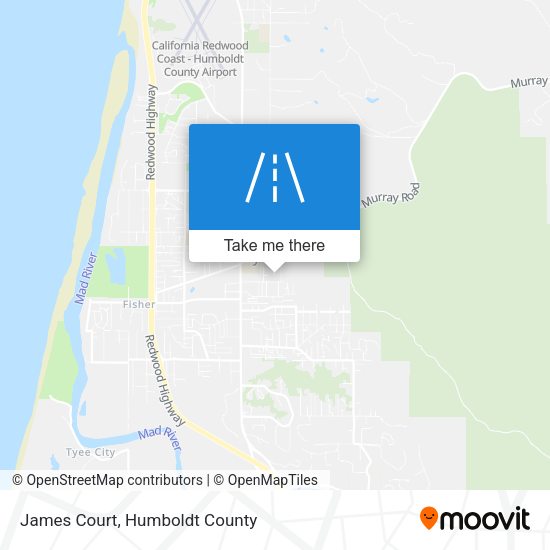 Mapa de James Court