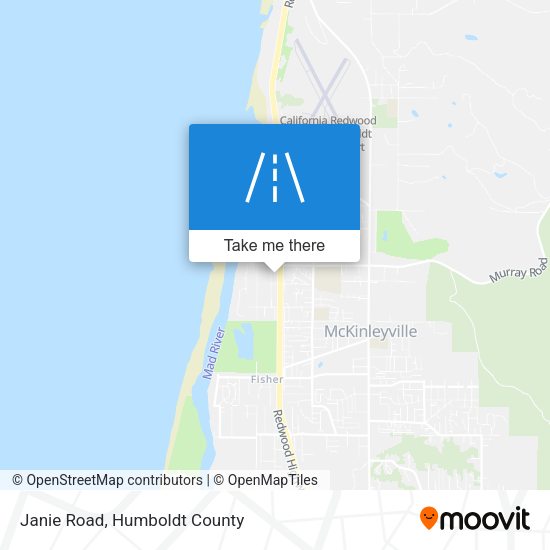 Mapa de Janie Road