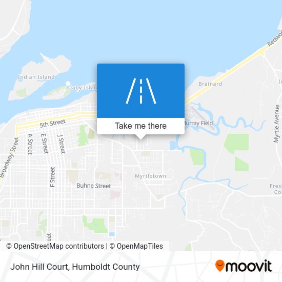 John Hill Court map