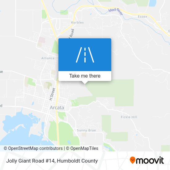 Jolly Giant Road #14 map