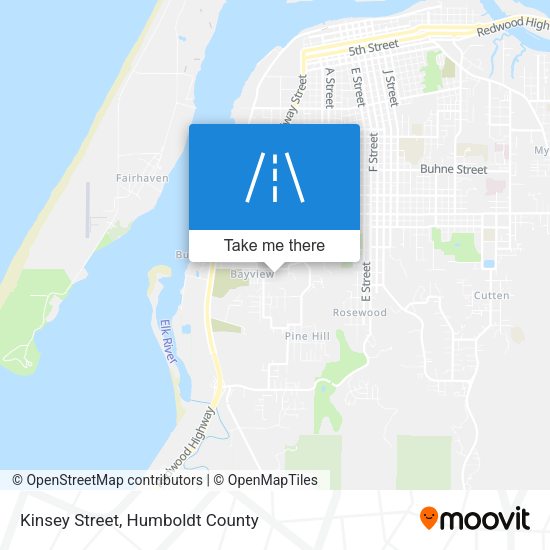 Kinsey Street map