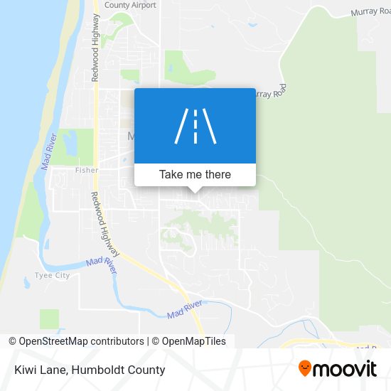 Mapa de Kiwi Lane