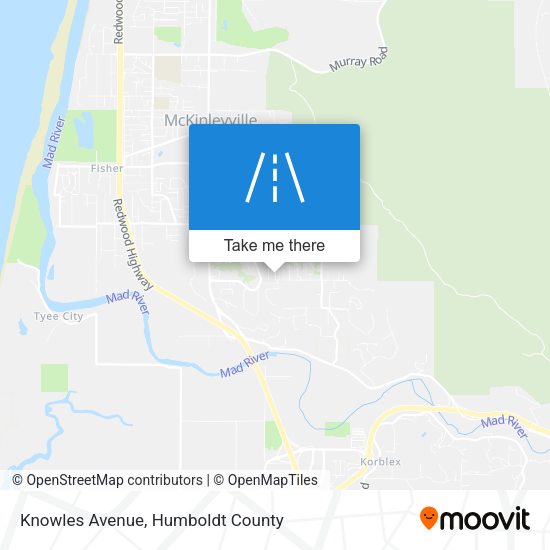 Knowles Avenue map