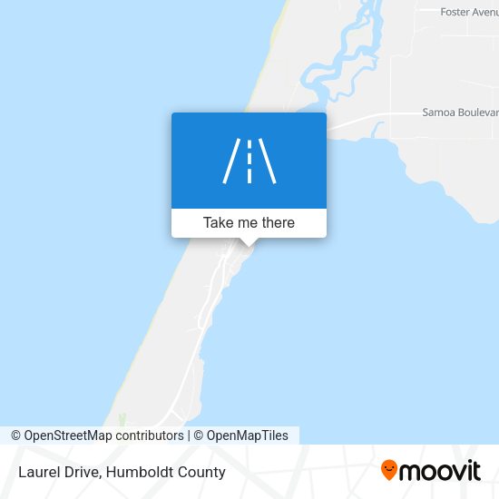 Mapa de Laurel Drive