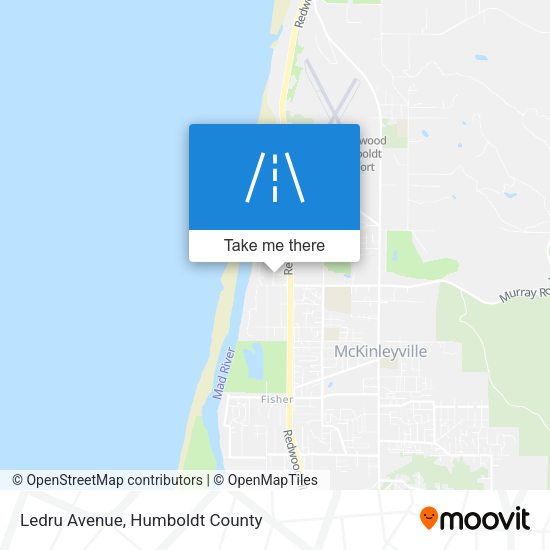 Ledru Avenue map
