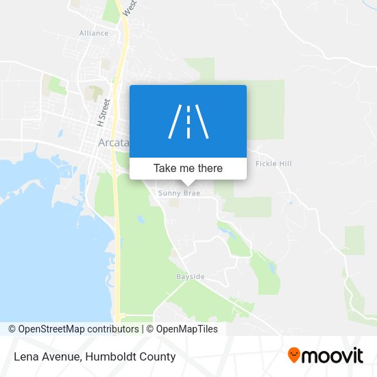 Lena Avenue map
