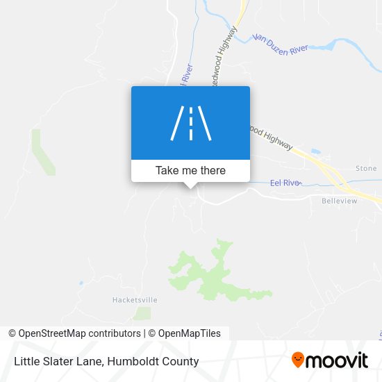 Little Slater Lane map
