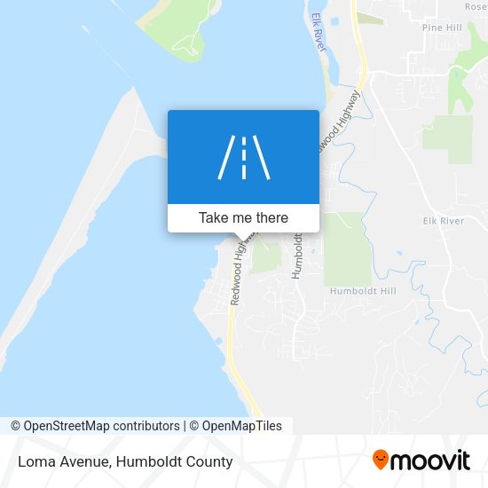 Mapa de Loma Avenue