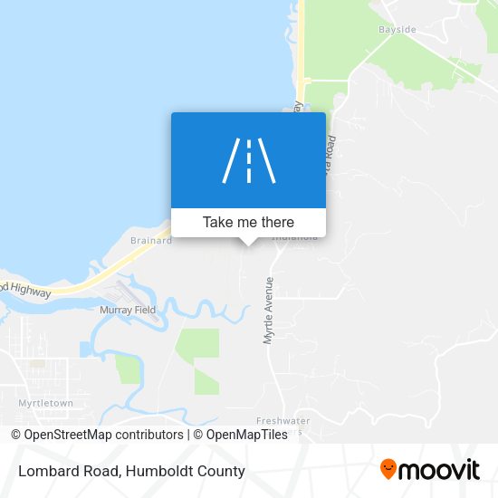 Lombard Road map