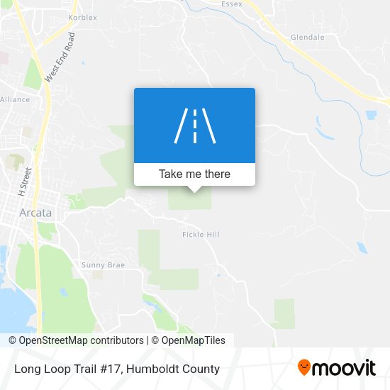 Long Loop Trail #17 map