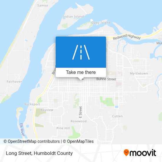 Mapa de Long Street