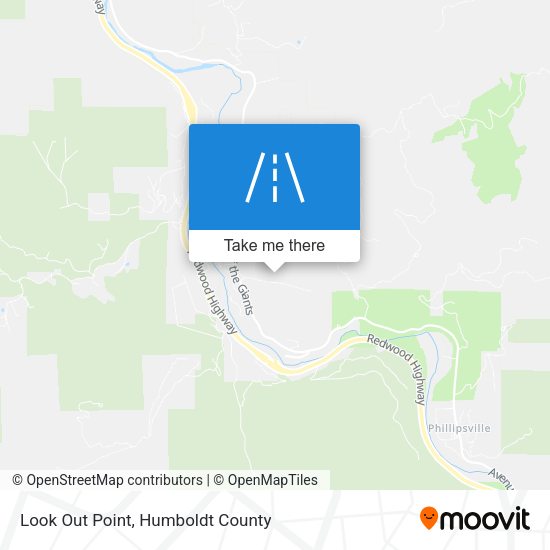 Look Out Point map