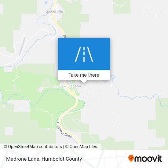 Mapa de Madrone Lane