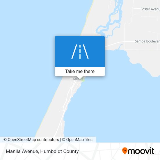 Manila Avenue map