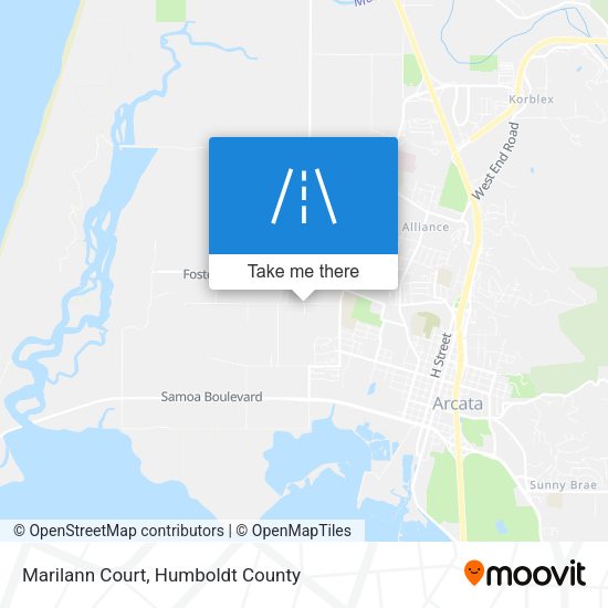 Mapa de Marilann Court