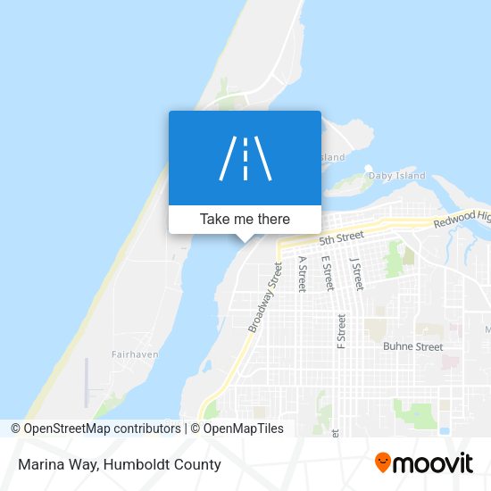 Mapa de Marina Way