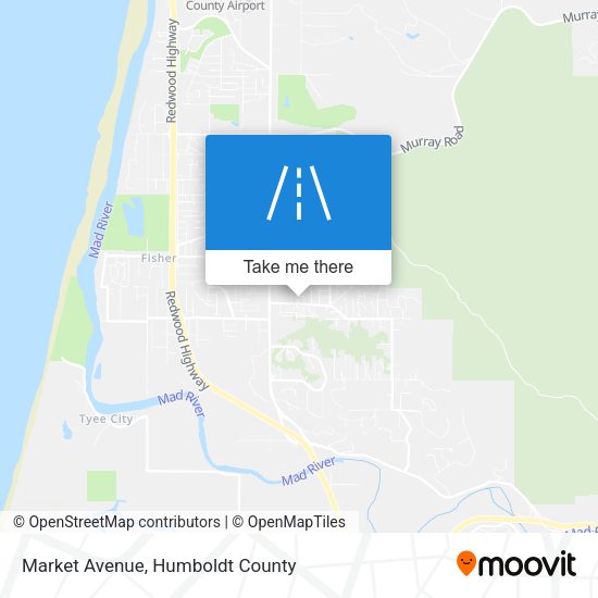Market Avenue map