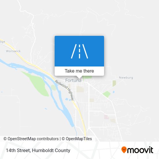 Mapa de 14th Street