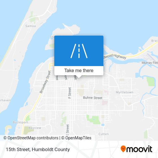 Mapa de 15th Street