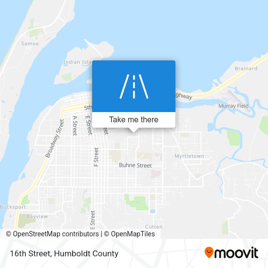 16th Street map