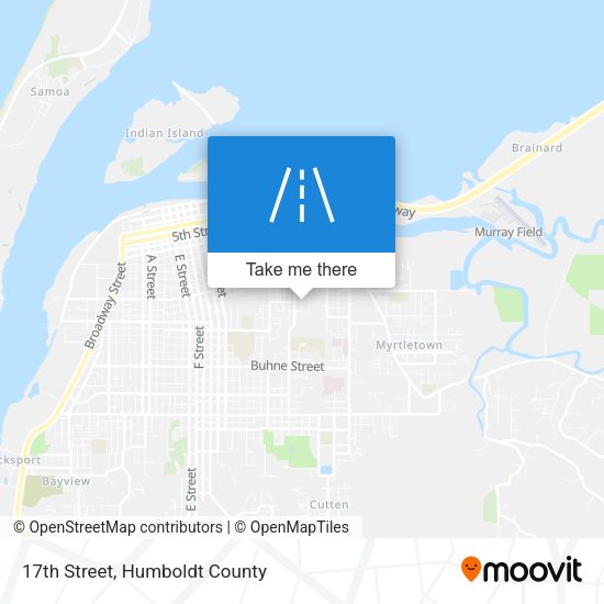 Mapa de 17th Street
