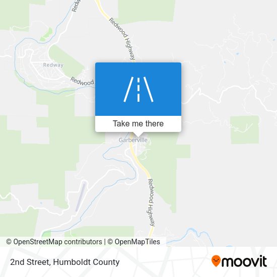 2nd Street map
