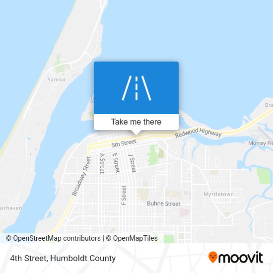 4th Street map