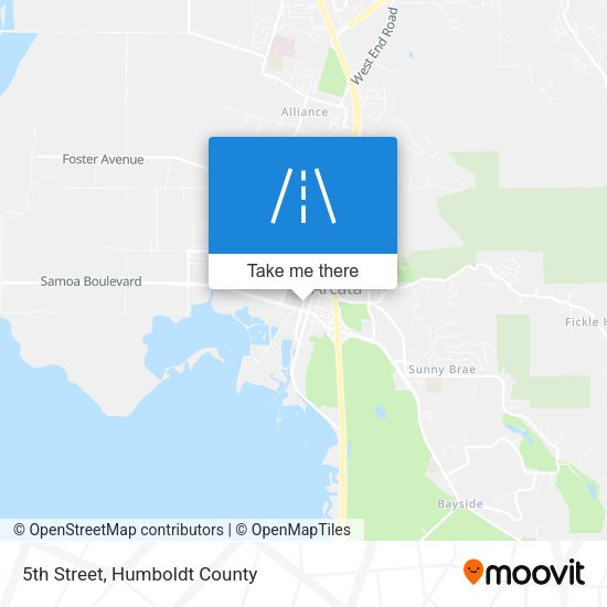 5th Street map