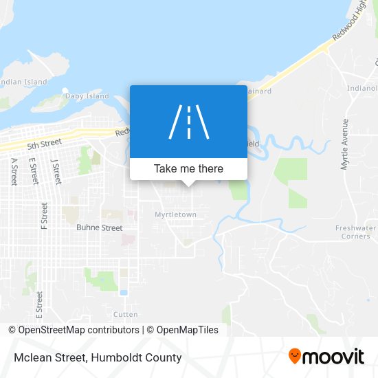Mclean Street map