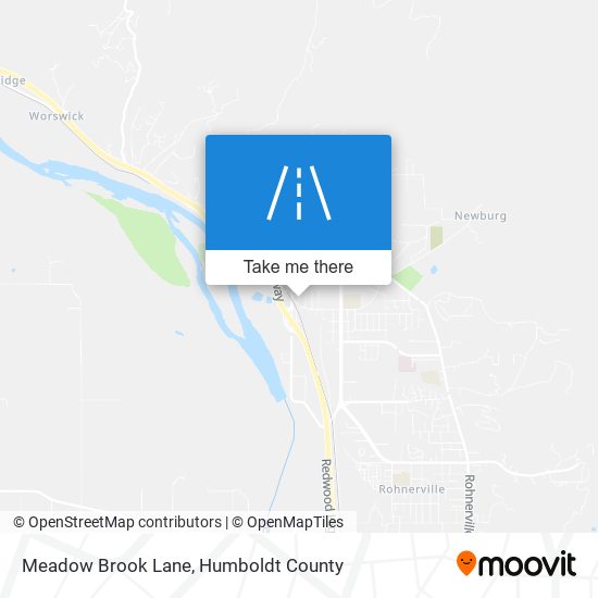 Meadow Brook Lane map