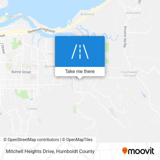 Mitchell Heights Drive map