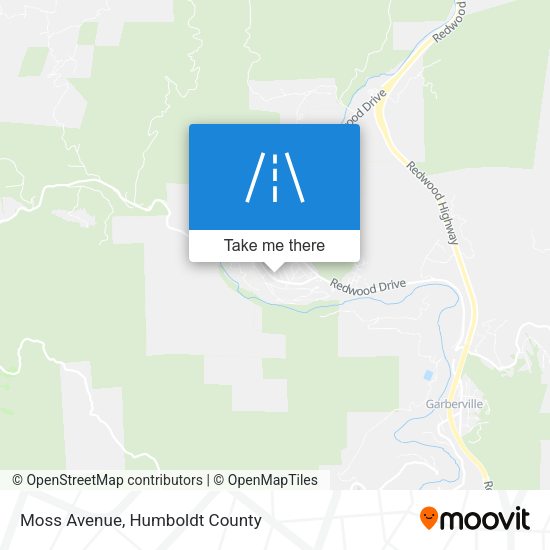 Moss Avenue map