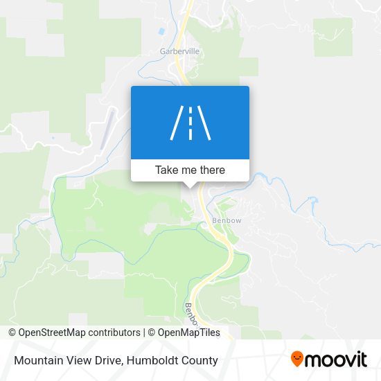 Mountain View Drive map