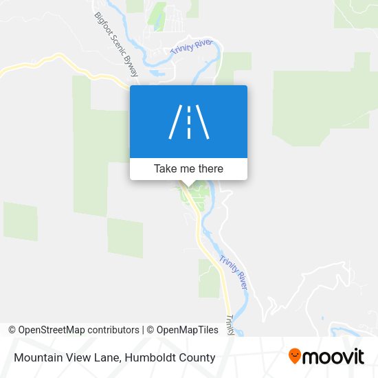 Mountain View Lane map