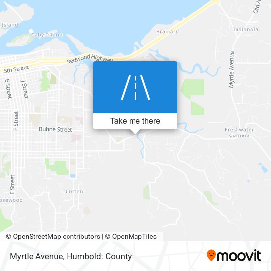 Myrtle Avenue map