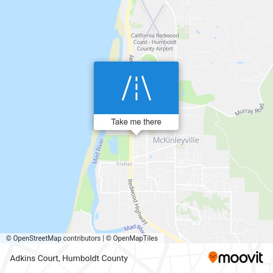 Adkins Court map