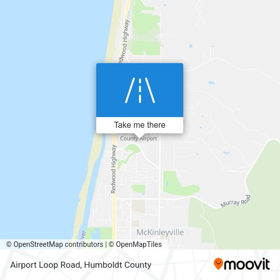 Airport Loop Road map