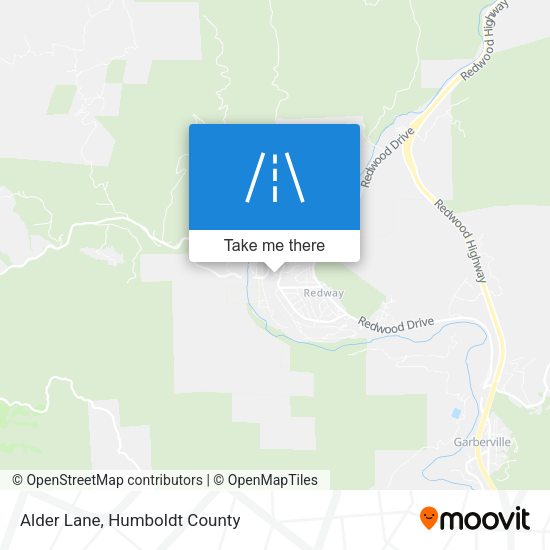 Mapa de Alder Lane