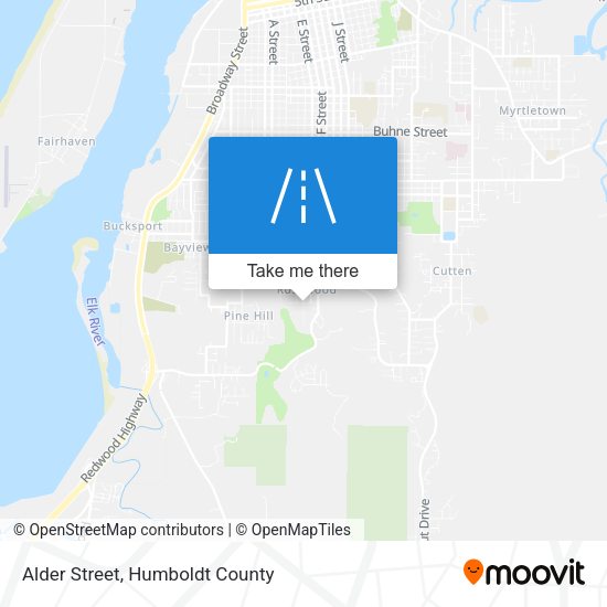 Mapa de Alder Street