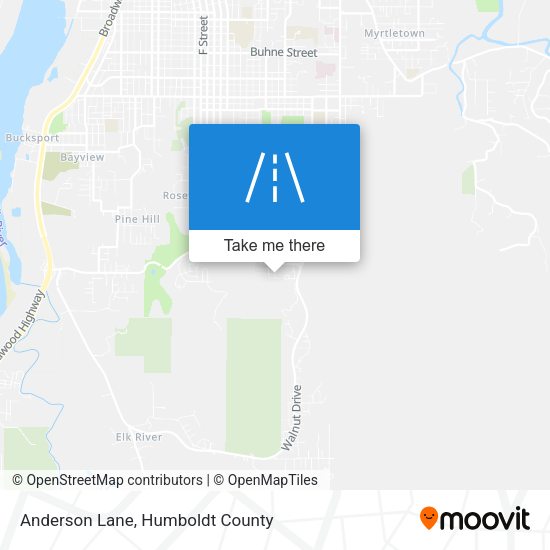 Mapa de Anderson Lane