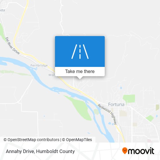 Annahy Drive map